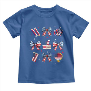 4th of July Teacher Student Toddler T Shirt Patriotic Teaching Learning Retro Coquette TS02 Royal Blue Print Your Wear