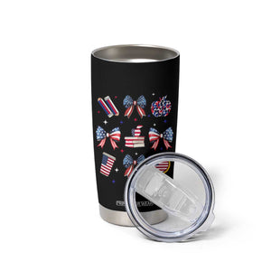 4th of July Teacher Student Tumbler Cup Patriotic Teaching Learning Retro Coquette TS02 Print Your Wear