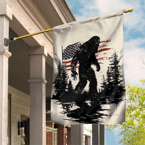 American Flag Bigfoot Garden Flag Patriotic Sasquatch Retro Vintage TS02 Print Your Wear