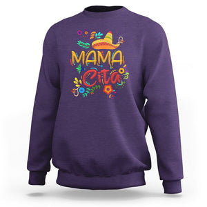 Funny Mexican Mamacita Sweatshirt Latina Hispanic Women TS02 Purple Printyourwear