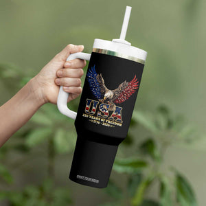 250 Years USA Majestic Bald Eagle Tumbler With Handle American Flag Wings Patriotic Semiquincentennial 250th Anniversary TS02 Print Your Wear