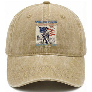 Custom Name Descendant of a Patriot USA 250 Years of Freedom Personalized Washed Cotton Baseball Cap 1776-2026 Revolutionary War Heritage TS02 Print Your Wear
