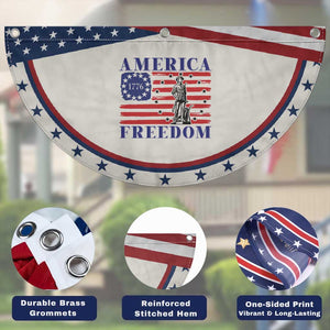 America Freedom 1776 Revolutionary War Patriotic Fan Flag Minuteman Betsy Ross Flag History