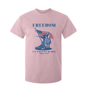 Freedom It’s What We Do Best Since 1776 T Shirt For Kid Revolutionary War Patriot Battle Scene TS02 Light Pink Print Your Wear