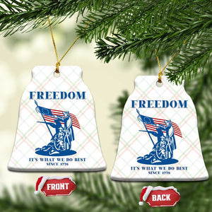 Freedom It’s What We Do Best Since 1776 Ceramic Ornament Revolutionary War Patriot Battle Scene TS02 Print Your Wear