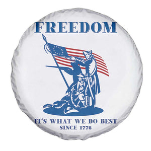 Freedom It’s What We Do Best Since 1776 Spare Tire Cover Revolutionary War Patriot Battle Scene TS02 Print Your Wear