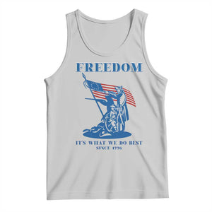 Freedom It’s What We Do Best Since 1776 Tank Top Revolutionary War Patriot Battle Scene TS02 Ash Print Your Wear