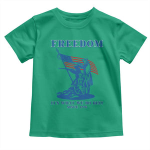 Freedom It’s What We Do Best Since 1776 Toddler T Shirt Revolutionary War Patriot Battle Scene TS02 Irish Green Print Your Wear