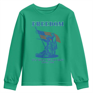 Freedom It’s What We Do Best Since 1776 Youth Sweatshirt Revolutionary War Patriot Battle Scene TS02 Irish Green Print Your Wear