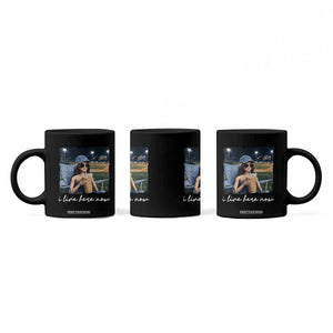 I Live Here Now Funny Doll Face Meme Baseball Lover Coffee Mug Game Day Reaction Sports Fan Gift TS02 Print Your Wear
