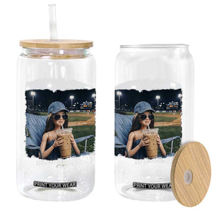 I Live Here Now Funny Doll Face Meme Baseball Lover Glass Can Game Day Reaction Sports Fan Gift TS02 Print Your Wear
