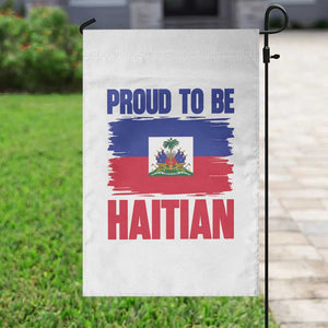 Proud To Be Haitian Garden Flag Haiti Flag Heritage Pride TS02 Print Your Wear