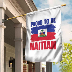 Proud To Be Haitian Garden Flag Haiti Flag Heritage Pride TS02 Print Your Wear