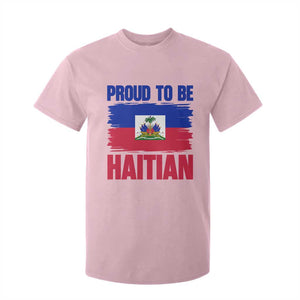 Proud To Be Haitian T Shirt For Kid Haiti Flag Heritage Pride TS02 Light Pink Print Your Wear
