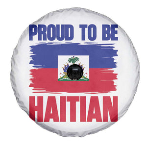 Proud To Be Haitian Spare Tire Cover Haiti Flag Heritage Pride TS02 Print Your Wear