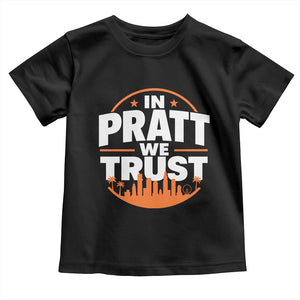 In Pratt We Trust Los Angeles Skyline Graphic Toddler T Shirt Patriotic LA City California Pride Local Leadership TS02 Black Print Your Wear
