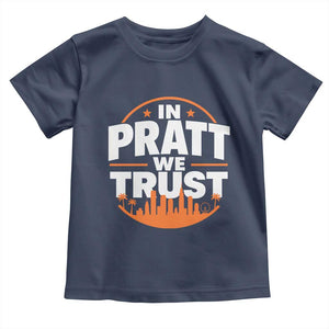 In Pratt We Trust Los Angeles Skyline Graphic Toddler T Shirt Patriotic LA City California Pride Local Leadership TS02 Navy Print Your Wear