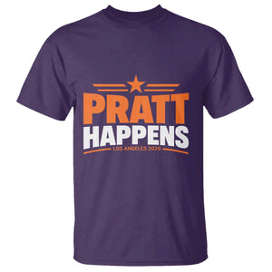 Pratt Happens Los Angeles 2026 T Shirt Funny Political Patriotic LA City California Pride Leadership TS02 Purple Print Your Wear