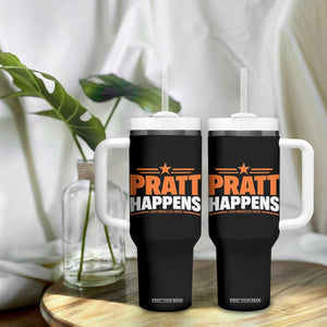 Pratt Happens Los Angeles 2026 Tumbler With Handle Funny Political Patriotic LA City California Pride Leadership TS02 Print Your Wear