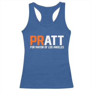 Pratt for Mayor Los Angeles Racerback Tank Top LA City Caliornia Pride Political Campaign Supporter TS02 Royal Blue Print Your Wear