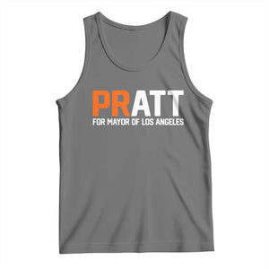 Pratt for Mayor Los Angeles Tank Top LA City Caliornia Pride Political Campaign Supporter TS02 Black Heather Print Your Wear