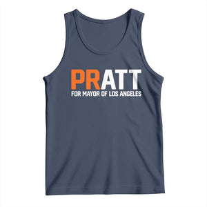 Pratt for Mayor Los Angeles Tank Top LA City Caliornia Pride Political Campaign Supporter TS02 Navy Print Your Wear