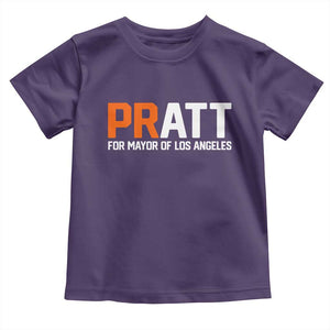 Pratt for Mayor Los Angeles Toddler T Shirt LA City Caliornia Pride Political Campaign Supporter TS02 Purple Print Your Wear
