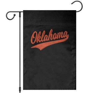 Vintage Oklahoma Orange Throwback Distressed Garden Flag Retro Classic OK State Pride TS02 Black Print Your Wear