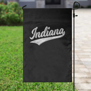 Vintage Indiana Retro Throwback Distressed Garden Flag Retro Classic IN State Pride TS02 Print Your Wear