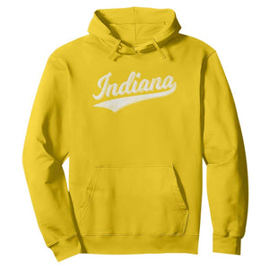 Vintage Indiana Retro Throwback Distressed Hoodie Retro Classic IN State Pride TS02 Daisy Print Your Wear