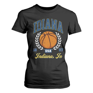 Vintage Indiana Basketball Graphic T Shirt For Women Retro 1967 Sports Indianapolis IN Fan TS02 Black Print Your Wear