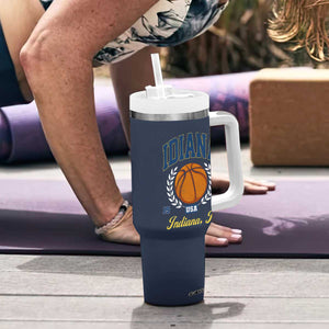 Vintage Indiana Basketball Graphic Tumbler With Handle Retro 1967 Sports Indianapolis IN Fan TS02 Print Your Wear