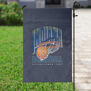 Indiana Basketball Throwback Garden Flag Retro Hoop Graphic for IN Fans Since 1967 TS02 Print Your Wear