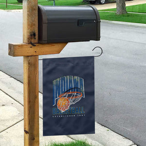 Indiana Basketball Throwback Garden Flag Retro Hoop Graphic for IN Fans Since 1967 TS02 Print Your Wear