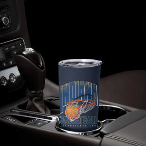 Indiana Basketball Throwback Tumbler Cup Retro Hoop Graphic for IN Fans Since 1967 TS02 Print Your Wear