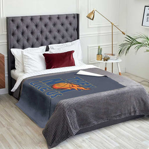 They Not Like Us Basketball Throw Blanket Fierce Flame Ball Graphic for Hooops Fans TS02 Print Your Wear