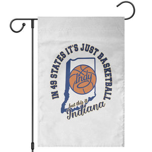 But This Is Indiana Basketball Garden Flag Indy Hoops Pride Sport Lover TS02 White Print Your Wear