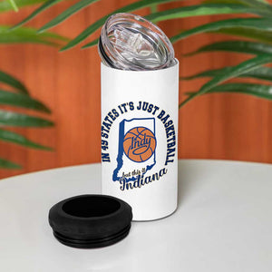 But This Is Indiana Basketball 4 in 1 Can Cooler Tumbler Indy Hoops Pride Sport Lover TS02 Print Your Wear