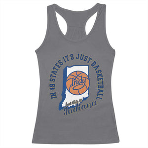 But This Is Indiana Basketball Racerback Tank Top Indy Hoops Pride Sport Lover TS02 Charcoal Print Your Wear