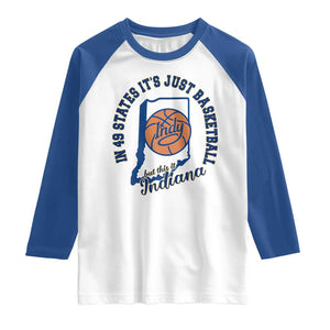 But This Is Indiana Basketball Raglan Shirt Indy Hoops Pride Sport Lover TS02 White Royal Print Your Wear