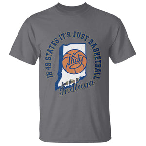 But This Is Indiana Basketball T Shirt - Indy Hoops Pride Sport Lover Fan Tee TS02 Charcoal Print Your Wear