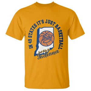 But This Is Indiana Basketball T Shirt - Indy Hoops Pride Sport Lover Fan Tee TS02 Gold Print Your Wear