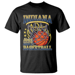 Indiana Basketball Flames Graphic T Shirt Vintage 1967 Fan Indy Hoops Pride TS02 Black Print Your Wear