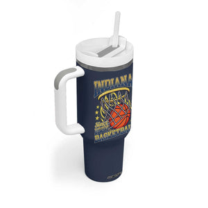 Indiana Basketball Flames Graphic Tumbler With Handle Vintage 1967 Fan Indy Hoops Pride TS02 Print Your Wear