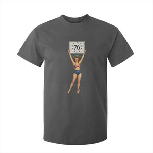 Vintage Patriotic Pin Up Girl 1776 T Shirt For Kid Statue of Liberty Retro Americana Graphic