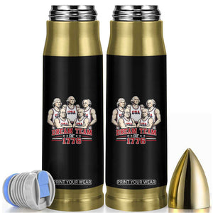 Dream Team of 1776 Funny Founding Fathers Basketball Players Bullet Tumbler Patriotic Sports Team Parody 4th of July 250th Anniversary
