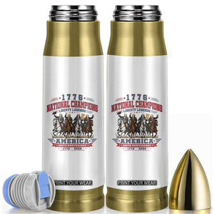 1776 National Champions Liberty Legends Vintage Bullet Tumbler Horseback Founding Fathers America 250th Anniversary
