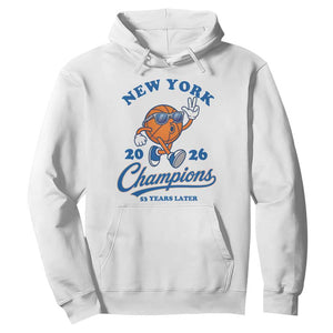 Funny New York 2026 Hoops Fan Graphic Hoodie Vintage 26 Champions Pride 53 Years Later