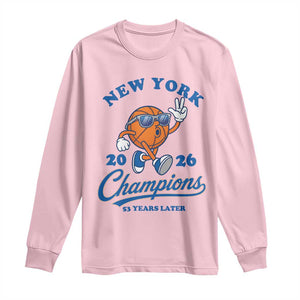 Funny New York 2026 Hoops Fan Graphic Long Sleeve Shirt Vintage 26 Champions Pride 53 Years Later