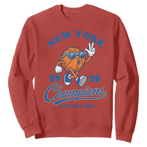 Funny New York 2026 Hoops Fan Graphic Sweatshirt Vintage 26 Champions Pride 53 Years Later